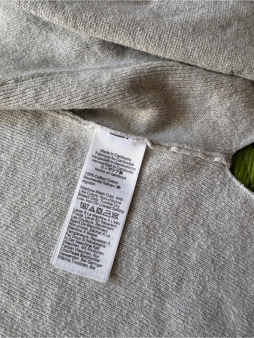 J. Crew Chelsea Sweater Blazer Open-Front Shawl Collar Size Medium Light Gray - Picture 7 of 9